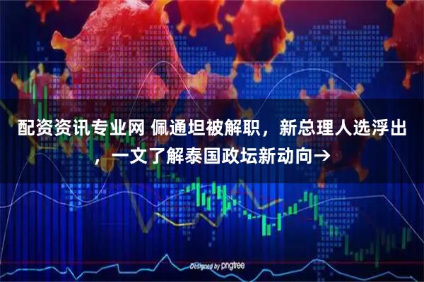 配资资讯专业网 佩通坦被解职，新总理人选浮出，一文了解泰国政坛新动向→